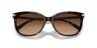 Thumbnail for COACH Sunglasses HC 8378 U 512074 Cl926 Dark Tortoise Brown Grad