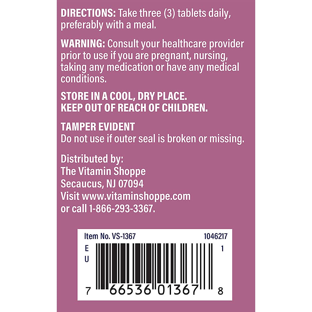 The Vitamin Shoppe Alfalfa 500 Natural Green Food Supplement, (250 Tablets)