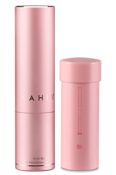 KAHI Wrinkle Bounce Multi Balm - REFILLABLE EDITION + Refill Kit | All-in-One Hydrating Lip Balm Eye Neck Cream Make Up Base & Face Mist Moisture Balm Stick Daily Face Moisturizer (0.32 oz)