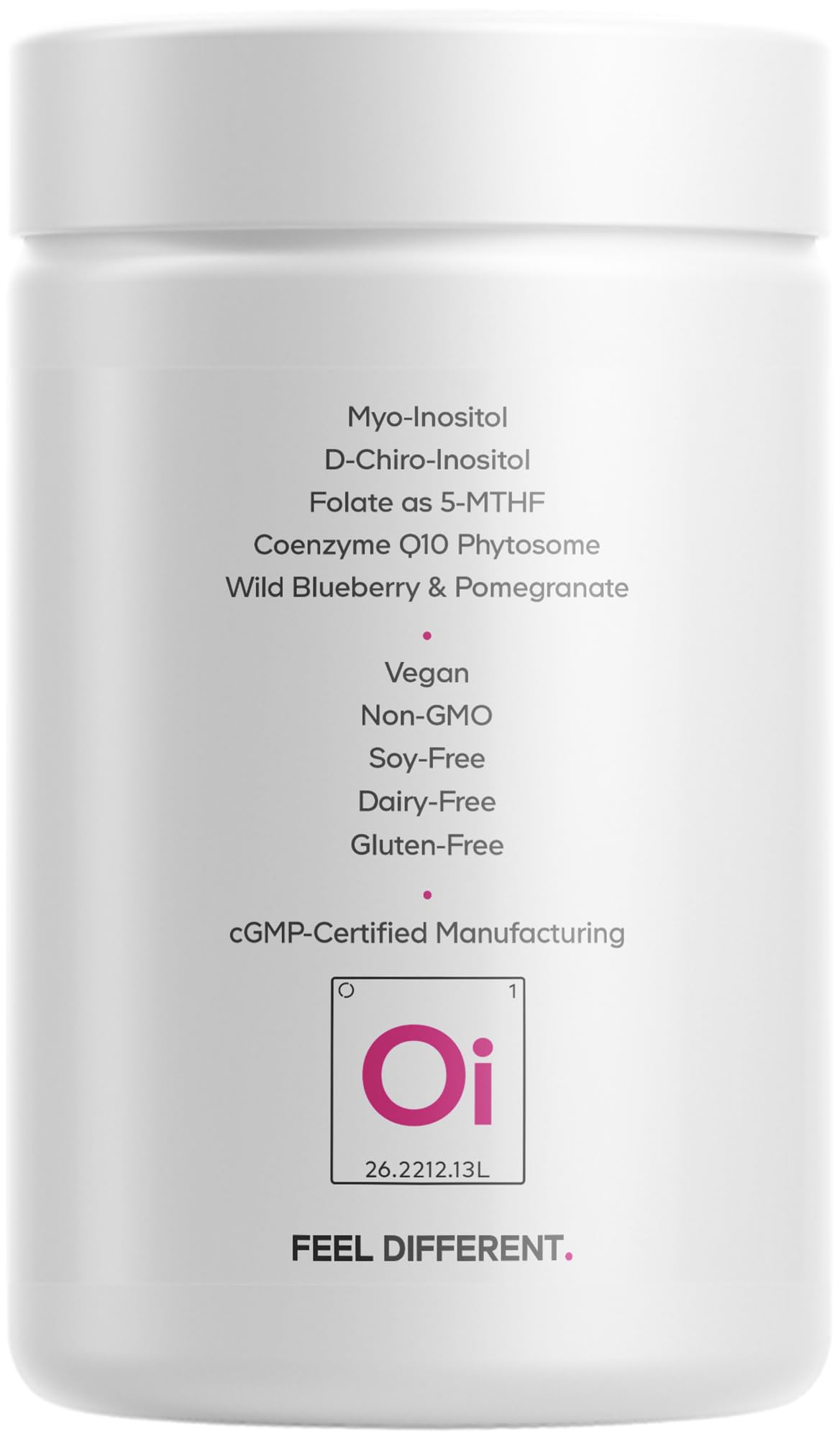 Codeage Liposomal Ovarian Inositol+ Supplement - Myo-Inositol & D-Chiro-Inositol 40:1 Blend, Folate 5-MTHF, CoQ10, Pomegranate & Wild Blueberry, Liposomal Delivery, Non-GMO, Gluten-Free - 120 Capsules