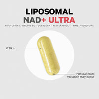 Thumbnail for Codeage Liposomal NAD+ with Resveratrol & Vitamin B - NAD Plus Ultra for Energy & Healthy Aging Support - NAD Vitamin Supplement with Quercetin, Betaine, Riboflavin - Bioavailable - 90 Capsules
