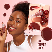 Thumbnail for Kaja Lip Plumping - Juicy Glass 08 Cherry Cola | Hydrating, Feel Plumped and Lightweight with Vitamin Tree Fruit Oil, Vegan, Cruelty-Free, Clear Tint Stain Shine Gloss Plumper, Long Lasting
