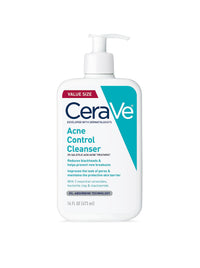 Thumbnail for CeraVe Acne Control Cleanser, 2% Salicylic Acid Treatment Formulated With Niacinamide + Ceramides + Oil Absorbing Clay, Gentle Face Wash Helps Clear & Prevent Acne, Fragrance Free, 16 Ounce