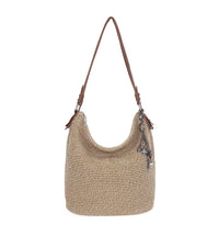 Thumbnail for The Sak Sequoia Hobo Bag - Hand Crochet Women's Handbag for Everyday & Travel - Durable, Large Purse With Shoulder Bag Strap & Zipper Pocket - Bamboo