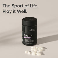 Thumbnail for Sports Research® Biotin 5,000mcg with Organic Coconut Oil - Biotin (Vitamin B7) for Healthy Skin and Hair Support* - for Women and Men - Vegan, Non-GMO, Gluten & Soy-Free - 30 Veggie Softgels