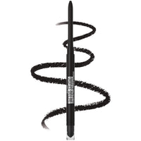 Thumbnail for Maybelline Tattoo Studio Automatic Gel Pencil Waterproof Eyeliner, Blendable, Smudge Resistant, Matte Eyeliner For Up To 36HR Wear, Pitch Black (Smokey Black), Packaging May Vary
