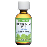 Thumbnail for De La Cruz Peppermint Essential Oil - 100% Peppermint Oil for Aromatherapy - Steam Distilled - 1 Fl OZ (1 Bottle)
