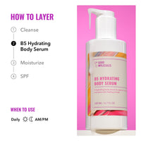 Thumbnail for Good Molecules B5 Hydrating Body Serum - Vitamin B5 Ultra Hydrating Serum with Beta Glucan to Retain Moisture and Plumpness, Skin Care for Body