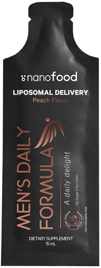 Thumbnail for Codeage Daily Men Liquid Vitamins Supplement - Liposomal Multivitamin A, B, C, D, E, Biotin, Omega-3 & Omega-9 - Folate, Niacin, BlackBerry, Vegan - Sugar-Free & Non-GMO - 30 Pouches