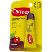 Thumbnail for Carmex Classic Lip Balm Cherry SPF 15, 0.35 Ounce Pack of 3 (Tube in Blister Pack), Presentation may vary