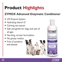 Thumbnail for ZYMOX Advanced Enzymatic Leave-On Conditioner, 12oz. – for Pets & Animals of All Ages: Conditions, Detangles, Soothes, & Moisturizers Skin & Coat