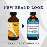 Thumbnail for The Vitamin Shoppe Liquid Iron - Easy Absorption BlackBerry Vanilla | Non-Constipating Energy | 16 oz | Gentle Formula