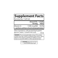 Thumbnail for Carlson - Vitamin A, 25000 IU (7500 mcg RAE), Vision & Skin Health, Immune Function, 100 soft gels