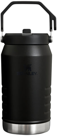 Thumbnail for Stanley IceFlow Flip Straw Jug with Handle 64 oz| Twist On Lid and Flip Up Straw | Leak Resistant for Travel and Sports | Insulated Stainless Steel | BPA-Free | Black