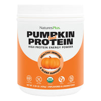 Thumbnail for NaturesPlus Organic Pumpkin Seed Protein Powder - 1.1 lb - Plant-Based Drink - Supports Muscle Strength & Recovery - Non-GMO, Allergen Free, Gluten Free, Vegan - No Added Sugar - 15 Servings
