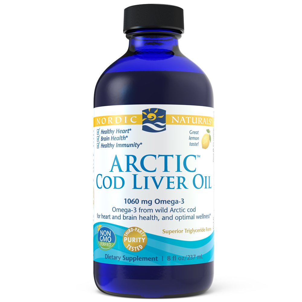 Nordic Naturals CLO Lemon, 8-Ounce Rtl, 0.88 Bottle