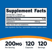 Thumbnail for Nutricost Huperzine A Capsules 200mcg, 240 Capsules - Non-GMO, Vegetarian Friendly