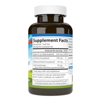Thumbnail for Carlson - E-Gems Elite, 1000 IU (670 mg) Vitamin E with Tocopherols and Tocotrienols, Optimal Wellness, 60 Softgels