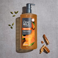 Thumbnail for DOVE MEN + CARE Body Wash Sandalwood & Cardamom Oil Plant-Based Moisturizing Body Wash for Men, 26oz