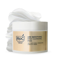 Thumbnail for RoC Resurfacing Disks, Hypoallergenic Exfoliating Makeup Remover Pads for Wrinkles and Skin Tone, Hypo-Allergenic Skin Care, Oil-Free Daily Cleanser, 28 Count (Packaging May Vary)
