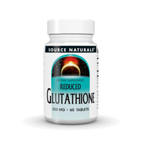 Thumbnail for Source Naturals Reduced Glutathione, Antioxidant for Liver Support*, 250mg - 60 Tablets
