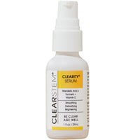 Thumbnail for CLEARSTEM - CLEARITY The Blackhead Dissolver Mandelic Acid Serum - Vitamin C, Turmeric, Collagen Boost - All Skin Types - Facial Skin Care Products - Gluten Free, Cruelty Free - 1 fl oz / 29ml