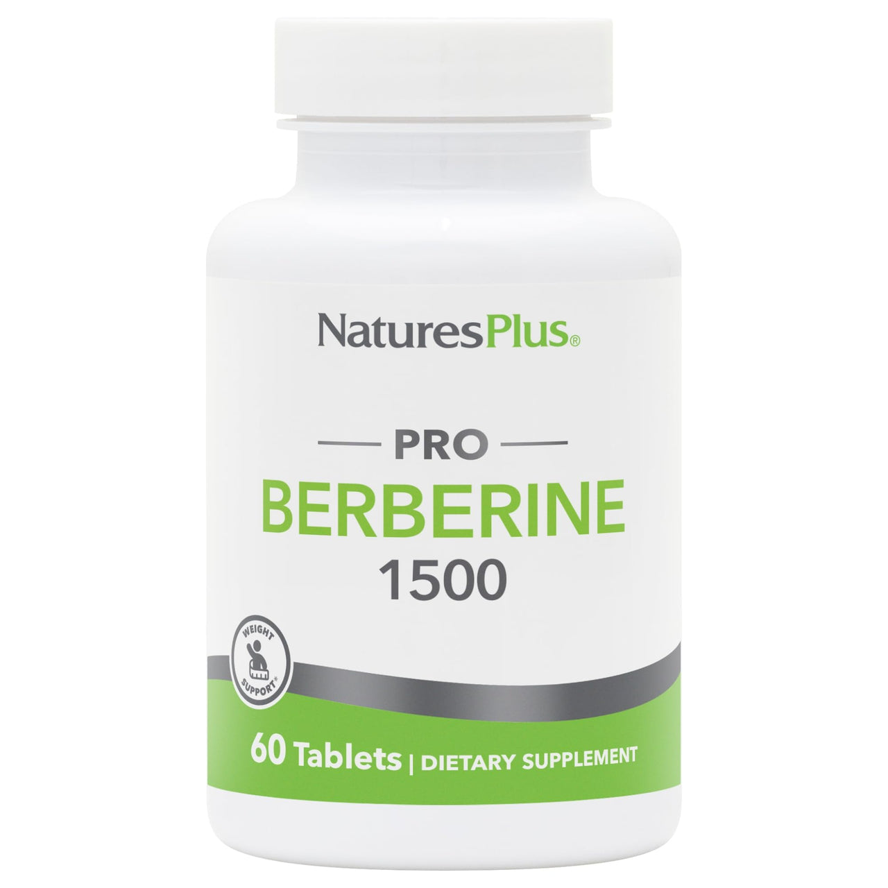 NaturesPlus PRO Berberine 1500 mg - 60 Tablets - Supports Healthy Metabolism - Non-GMO, Vegan & Gluten Free - 30 Servings