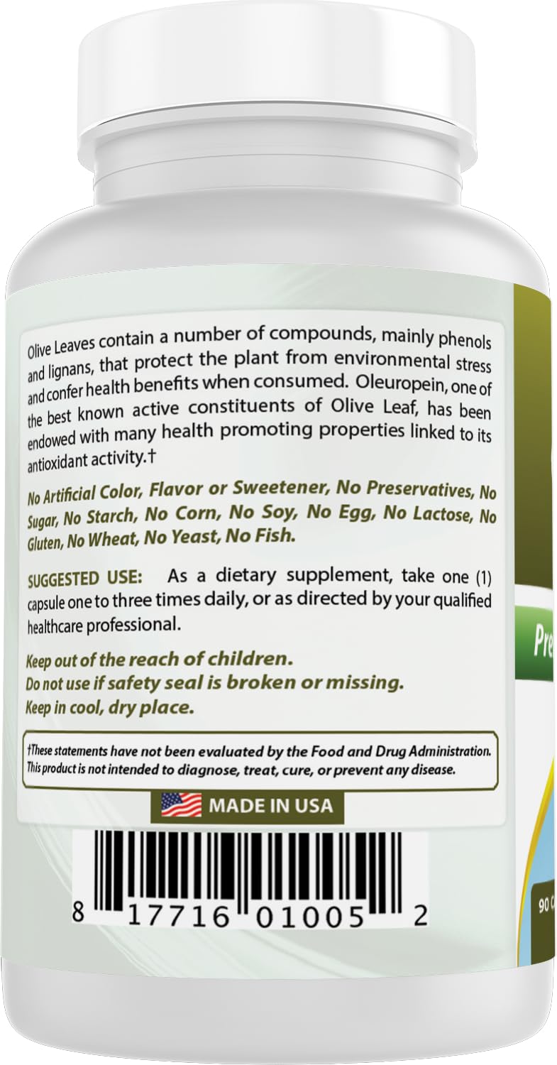 Best Naturals Olive Leaf Extract, 700 Mg, 90 Count