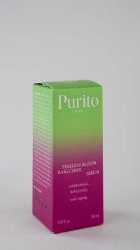 Thumbnail for PURITO SEOUL Timeless Bloom Bakuchiol Serum, Korean Jeju Hydrangea, for Sensitive Skin, Ampoule, Fine Line Reduction, Anti Aging Facial Serum for face, K-Beauty, 30ml 1fl.oz