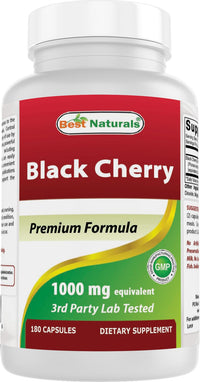 Thumbnail for Best Naturals Black Cherry 1000 Mg Capsule, 180 Count