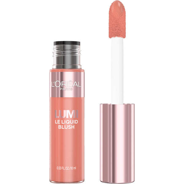L'Oreal Paris True Match Lumi Le Liquid Blush, Intense Lightweight Blush Formula With Liquid Pigments, Dewy Worth It, 0.33 Fl Oz