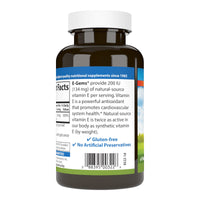 Thumbnail for Carlson E-Gems 200 IU (134 mg), Natural-Source Vitamin E, Optimal Wellness, 250 Soft Gels