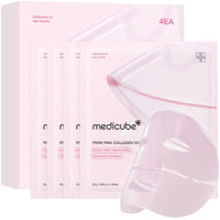 Thumbnail for medicube Jelly Gel Mask with Salmon DNA PDRN Pink Collagen | Overnight Face Mask for Glass Glow Skin | Elasticity, Hydrating, Firming and Moisturizing | Korean Skincare, 28g x 4ea