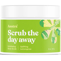 Thumbnail for ASUTRA Dead Sea Salt Essential Oil Body Scrub Exfoliator (Uplifting Lemongrass)), 16 oz - Ultra Hydrating, Gentle, & Moisturizing - Coconut, Lemongrass, and Ylang Ylang Oils