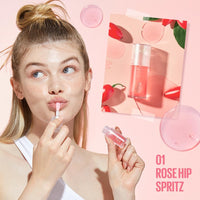 Thumbnail for Kaja Juicy Glass Lip Plumping Oil | 01 Rose Hip Spritz | Hydrating, Feel Plumped and Lightweight with Vitamin Tree Fruit Oil, Vegan, Cruelty-Free, Clear Tint Stain Shine Gloss Plumper