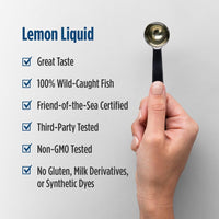 Thumbnail for Nordic Naturals ProOmega Liquid, Lemon Flavor - 8 oz - 2840 mg Omega-3 - High Potency Fish Oil with EPA & DHA - Promotes Brain, Eye, Heart, & Immune Health - Non-GMO - 48 Servings