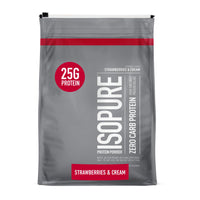 Thumbnail for Isopure Protein Powder, Zero Carb Whey Isolate, Gluten Free, Lactose Free, 25g Protein, Keto Friendly, Strawberries & Cream, 110 Servings, 7.5 Pound (Packaging May Vary)