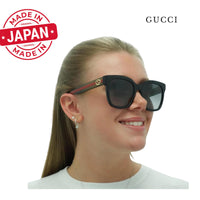 Thumbnail for Gucci GG0034SN Designer Sunglasses: Elegant Woman Square Frame Eyewear with Premium eSHADES Kit - Epitome of Luxury and Style