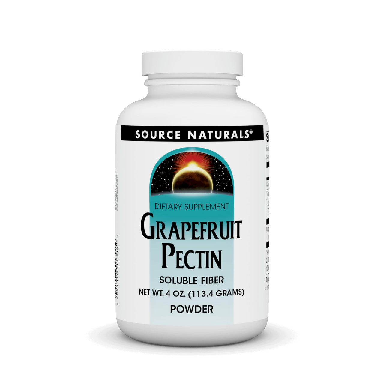 Source Naturals Grapefruit Pectin, Soluble Fiber - Dietary Supplement - 4 oz POWDER