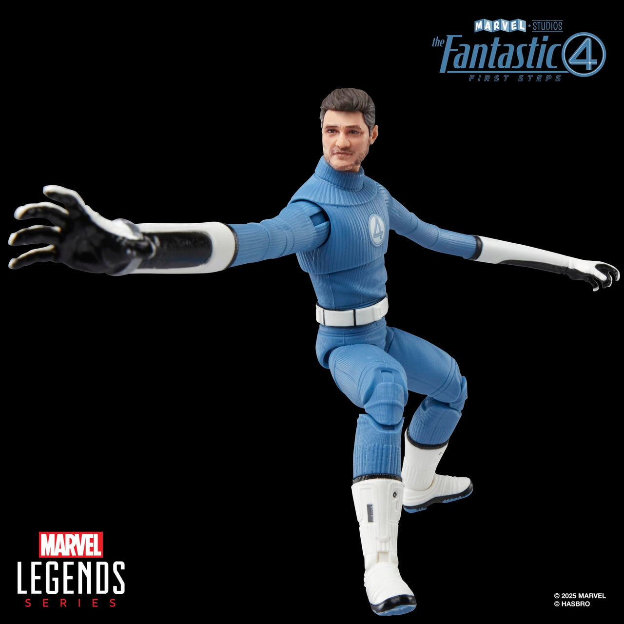 Marvel Legends Series Mister Fantastic, The Fantastic Four: First Steps Movie, Reed Richards Collectible 6 Inch Action Figure Toy