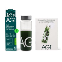 Thumbnail for AG1 Athletic Greens Multivitamin and Probiotic 7 Travel Packs with Shaker