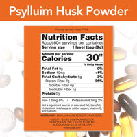 Thumbnail for NOW Psyllium Husk Powder, 12-Pound