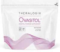 Thumbnail for Theralogix Ovasitol Inositol Powder Packets - 90-Day Supply - Myo-Inositol & D-Chiro Inositol for Hormone Balance & Ovarian Function Support* - NSF Certified - 180 Packets
