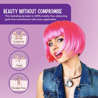 Thumbnail for Rude Cosmetics Lip Balm Hydrating, Nourishing Lipbalm Set for Women, Lip Moisturizer for Dry Cracked Lips, Vegan & Cruelty-Free, Manga Collection/Grape & Pineapple