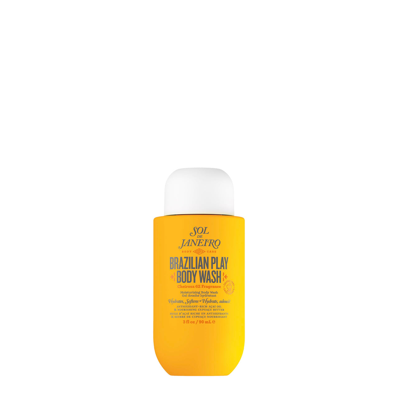 Sol de Janeiro Brazilian Play Moisturizing Shower Cream Gel Body Wash 90mL/3.0 fl oz.