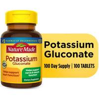 Thumbnail for Nature Made Potassium Gluconate 550mg, 100 tablets