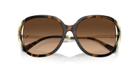 Thumbnail for COACH Sunglasses HC 8396 U 512074 Cr620 Dark Tortoise Brown Grad