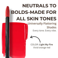 Thumbnail for Nars Powermatte Lip Pigment Potency and Precision Matte Yet - Light My Fire