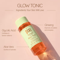 Thumbnail for Pixi Glow Tonic Balancing Face Toner Glycolic Acid Toner for Radiant Skin Daily Brightening Toner (3.4 fl oz / 100 ml,)