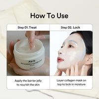Thumbnail for Abib Collagen Gel Mask Jericho Rose Jelly 10 Sheets (Nourishing) I Korean Vegan Collagen, Cooling Nourishing Hyaluronic Acid Hydrogel Face Mask Skin Care